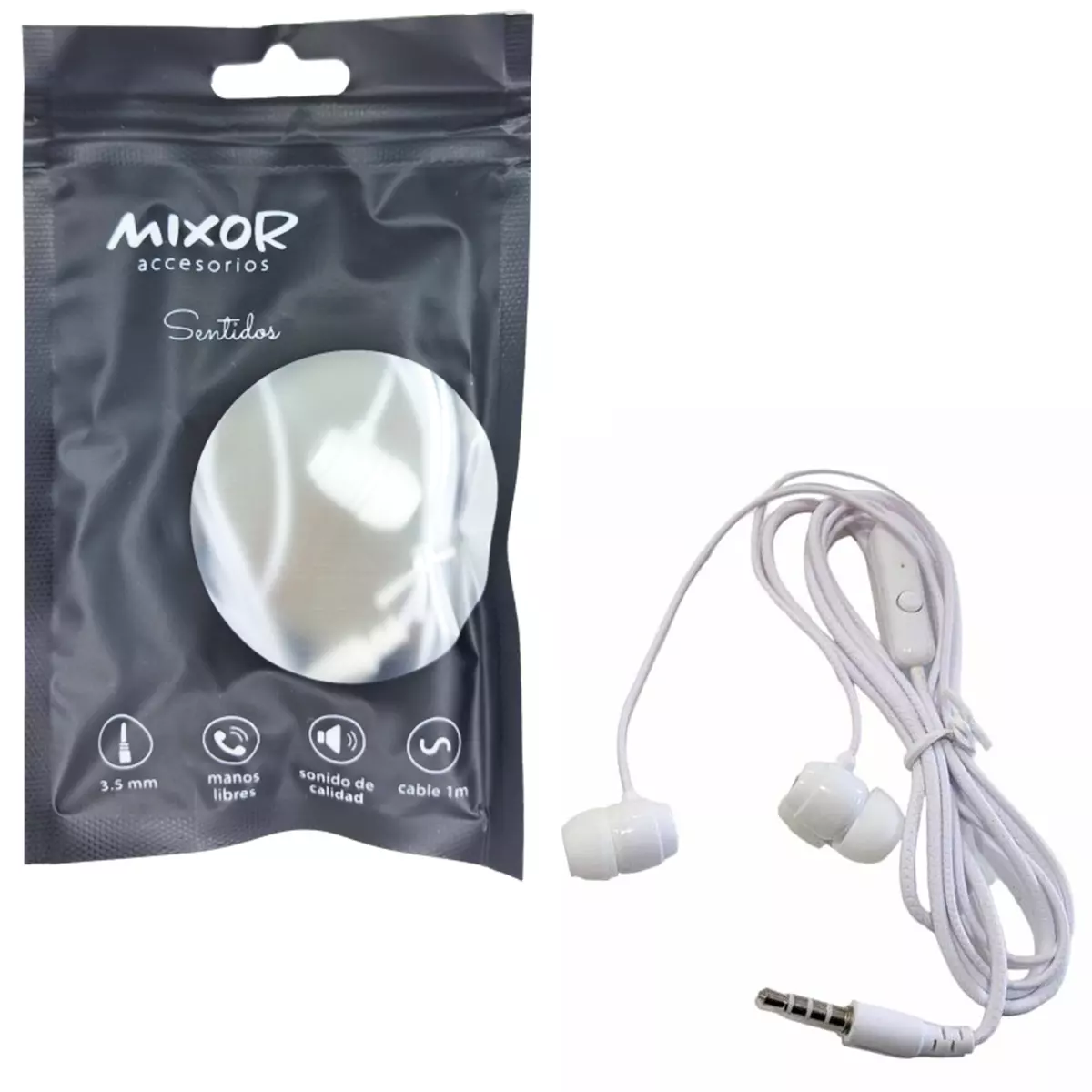 Auricular In Ear Con Cable Sentidos Mixor