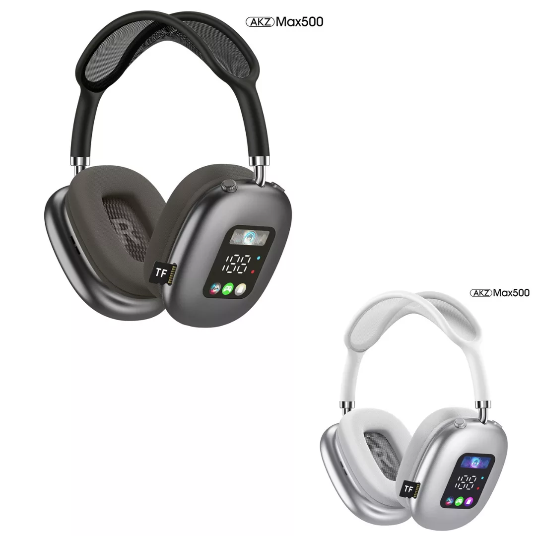 Auricular Vincha Bluetooth Con Pantalla AKZ Max500