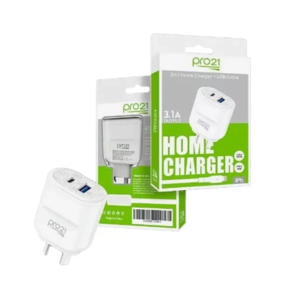 Cargador De Pared Iphone 3.1A Pro21