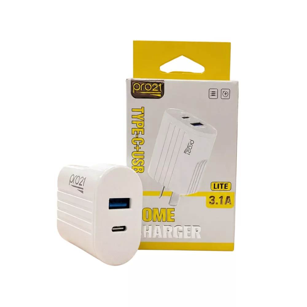 Cargador De Pared Adapt. 3.1A Lite Pro21