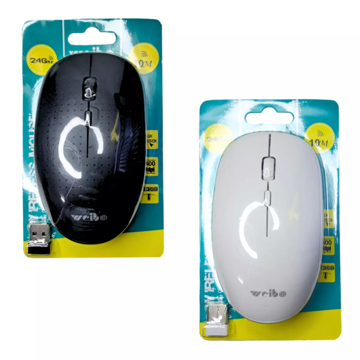 Mouse Óptico Inalámbrico Weibo RF-2835B