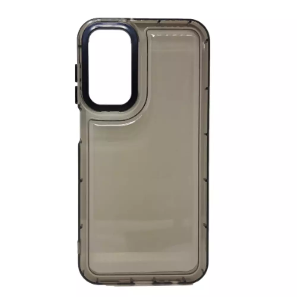 Funda Transparente Con Color Samsung A05s Negro