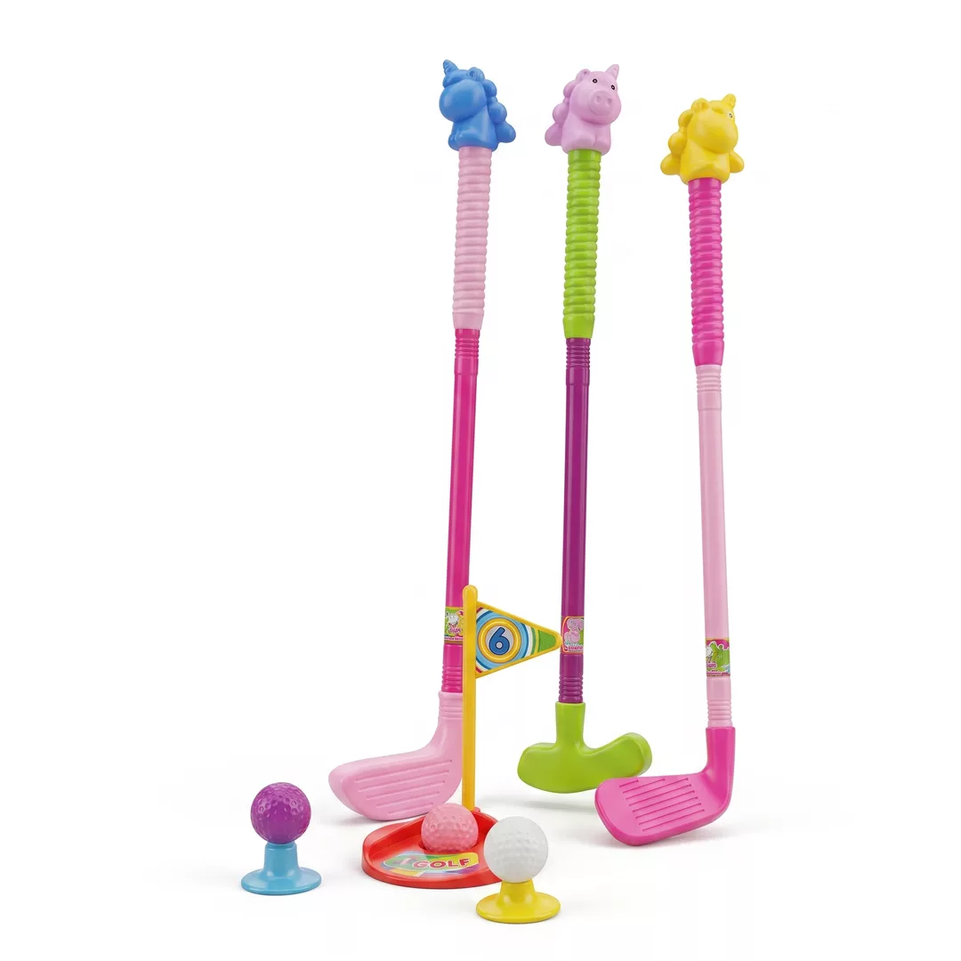 Set de Golf Infantil con 3 Palos y Pelotas