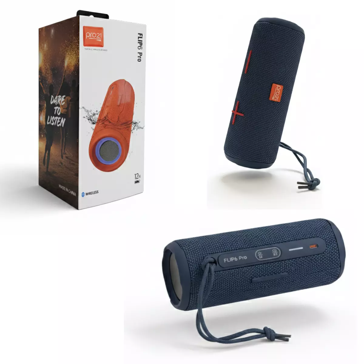 Parlante Bluetooth Con Led Flip6 Pro - Pro21