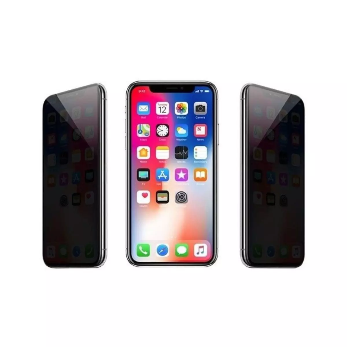 Caja Cerrada Por 10 Vidrio Templado 9d Antiespia iPhone 14 Plus Full Glue Negro