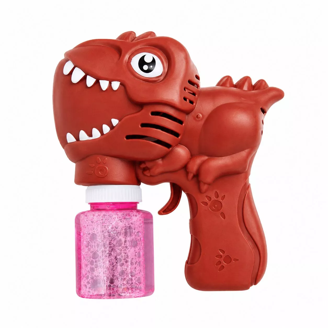 Pistola De Burbujas A Pila Dinosaurio Con Luces M-8 WR