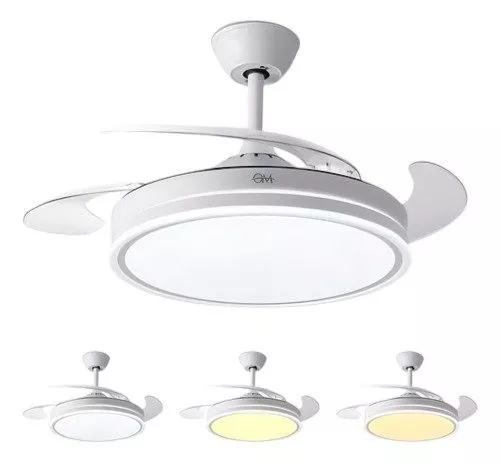 Ventilador de Techo Con Luz Adaptable CF-30LT WQ