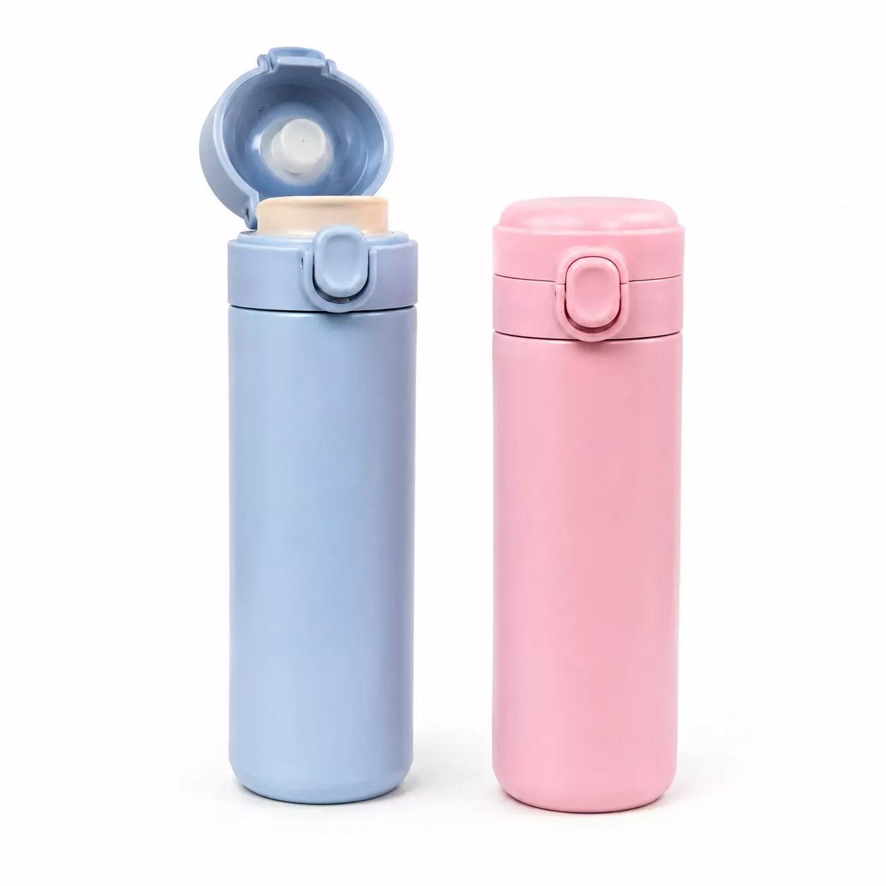 Botella Térmica Acero Inoxidable C/tapa Retractil T-056 WQ