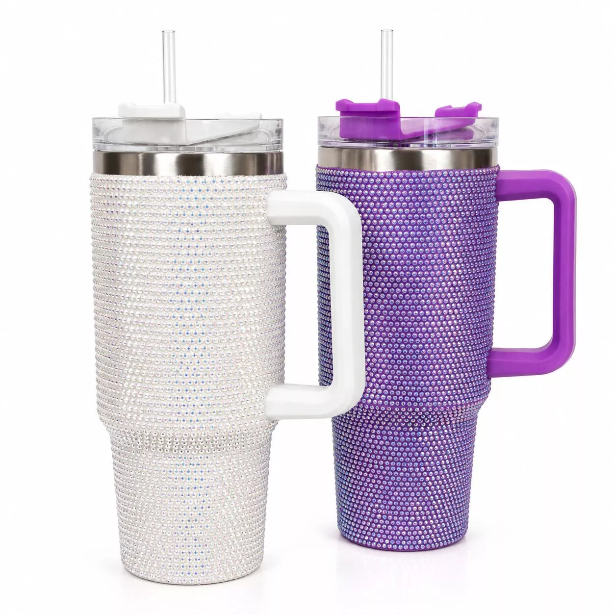 Vaso Termico Con Manija Y Sorbete 1200ml Glow WQ