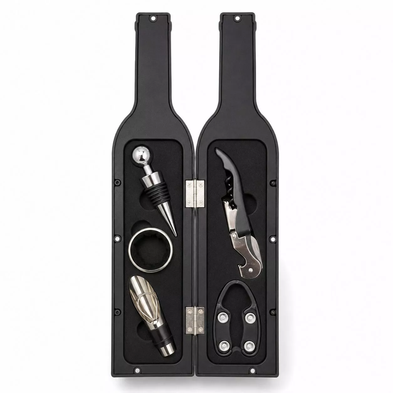 Set De Vino 5 Piezas Con Estuche Botella Kr-65161 WR
