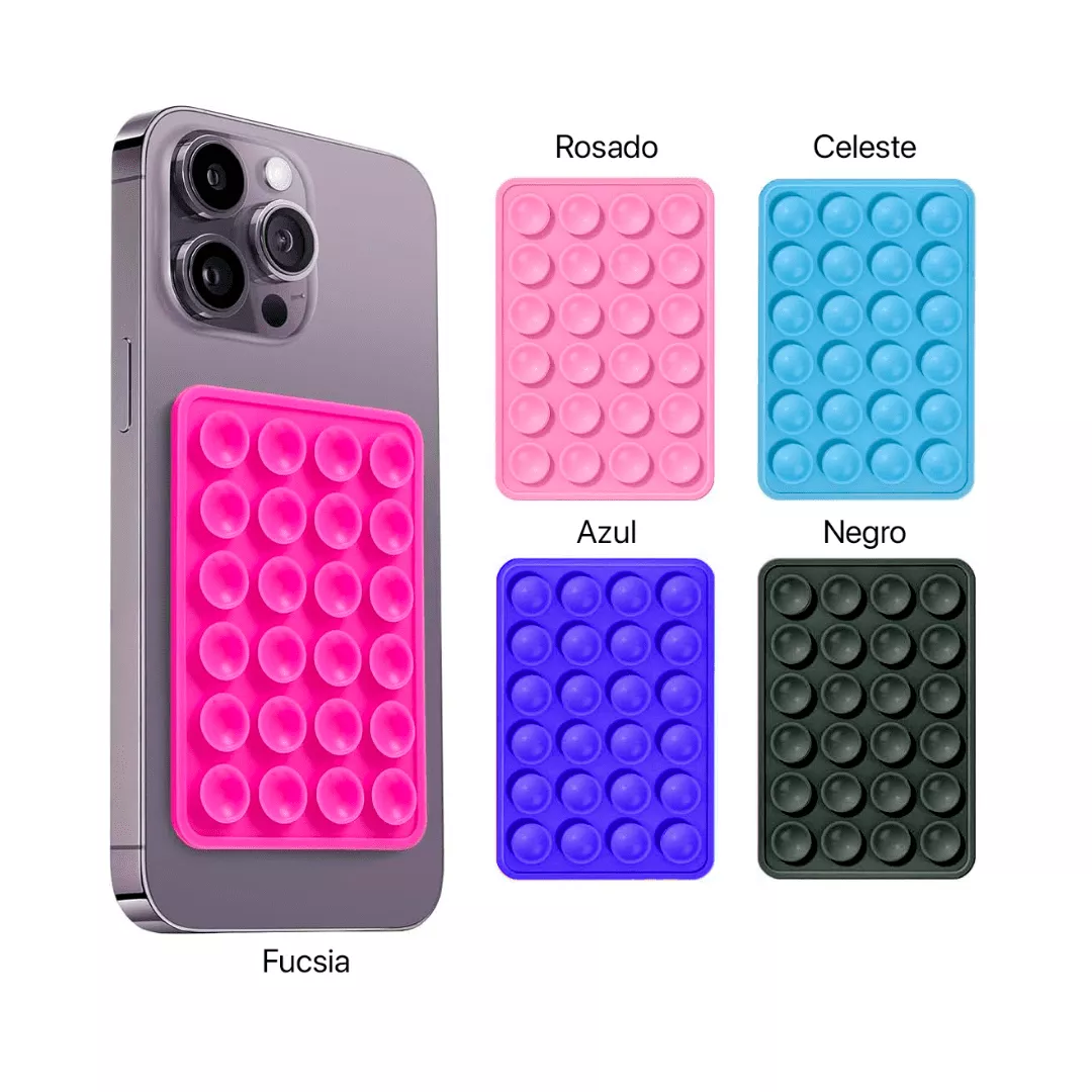 Soporte Celular Ventosa Doble Hd-71073 WR